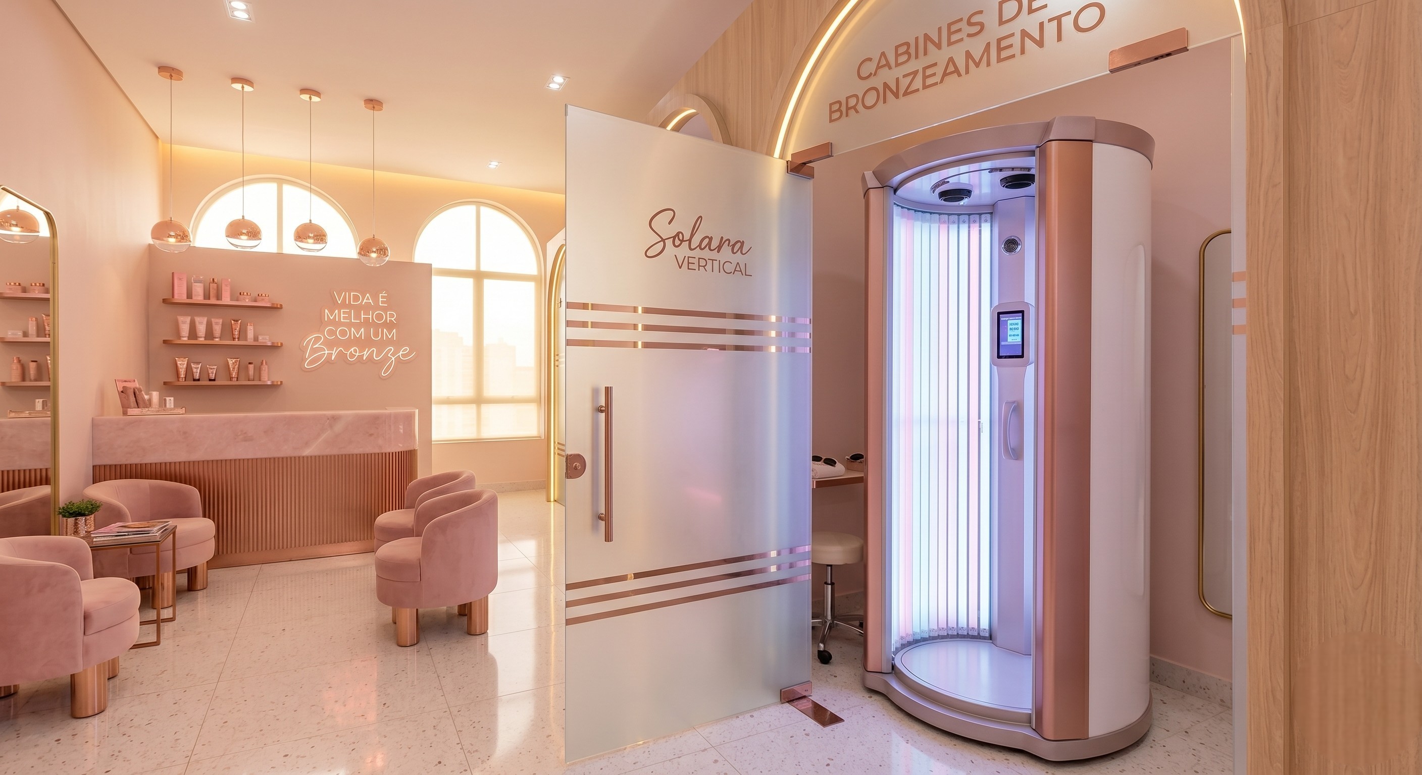 Cabine em Pé